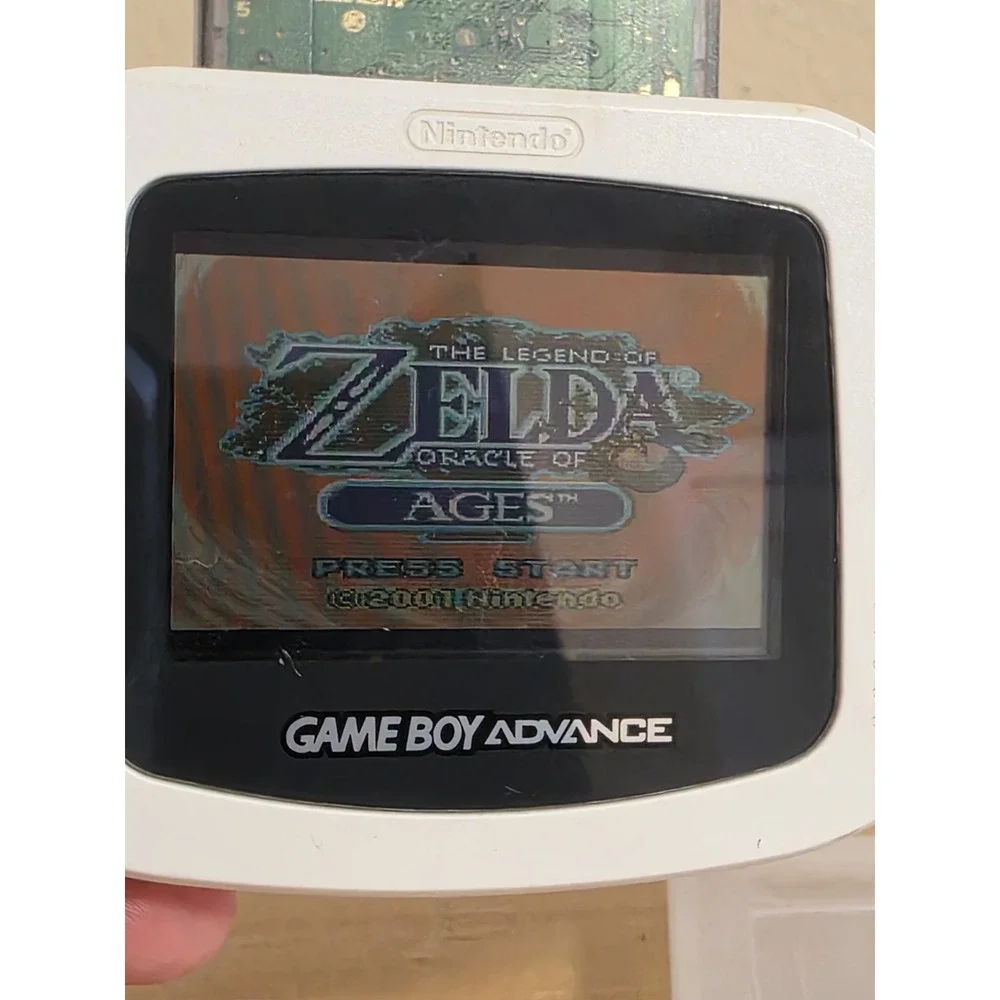 Legend Of Zelda Oracle Of Ages (Game Boy Color) Tested/Works Saves W/ Protector